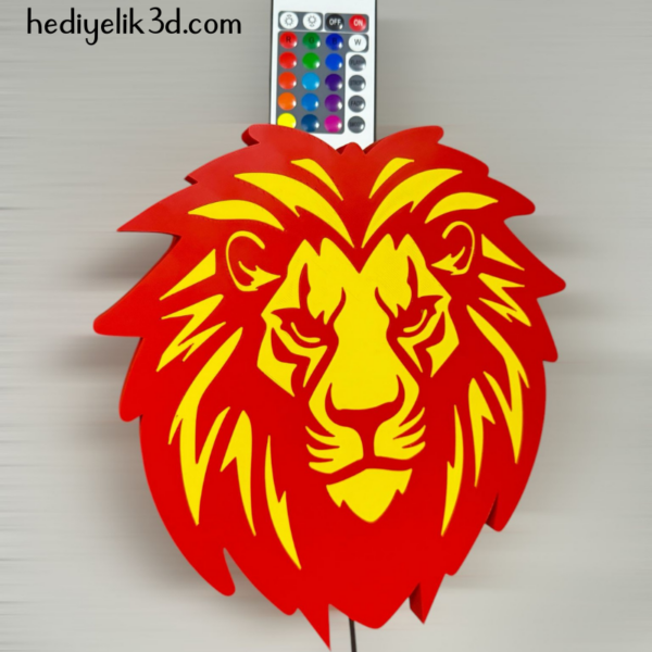 Aslan Kafa RGB Gece Lambası